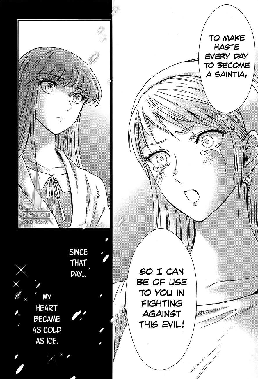 Saint Seiya - Saintia Shou Chapter 58 page 17 - Chapter 58: A Sorrowful Decision