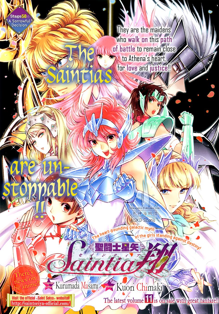 Saint Seiya - Saintia Shou Chapter 58 page 2 - Chapter 58: A Sorrowful Decision
