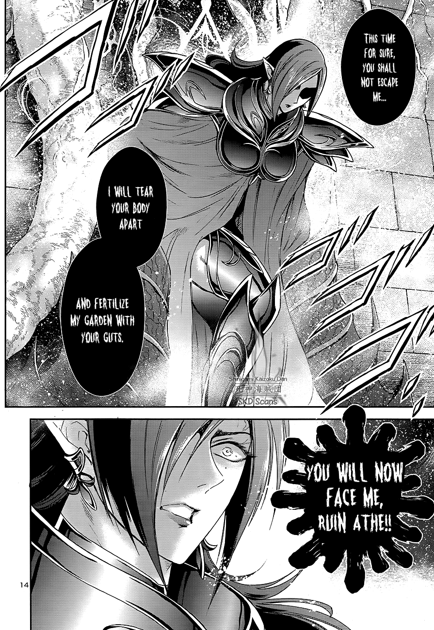 Saint Seiya - Saintia Shou Chapter 64 page 16 - Chapter 64: Fruitless Blossom
