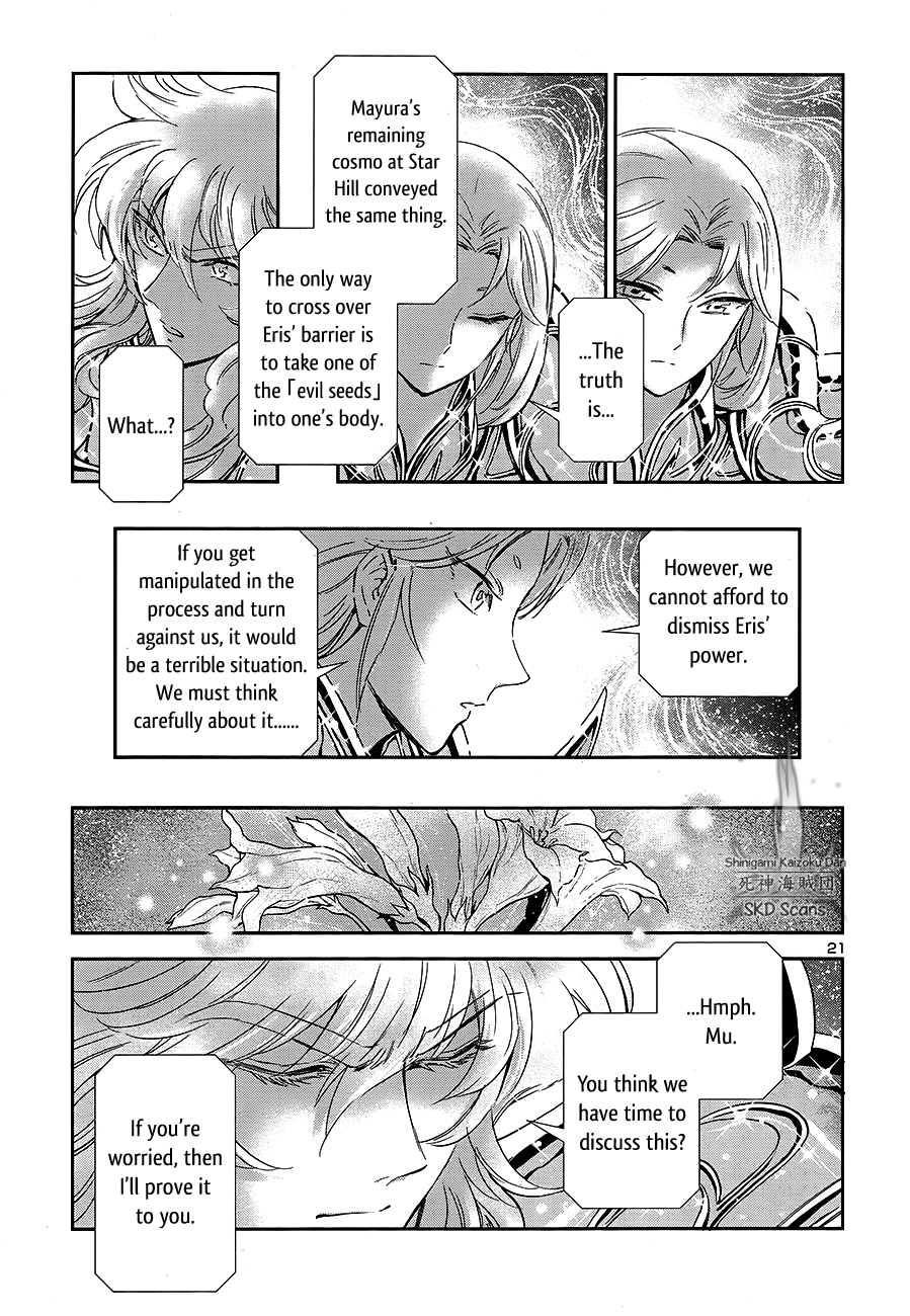 Saint Seiya - Saintia Shou Chapter 64 page 22 - Chapter 64: Fruitless Blossom