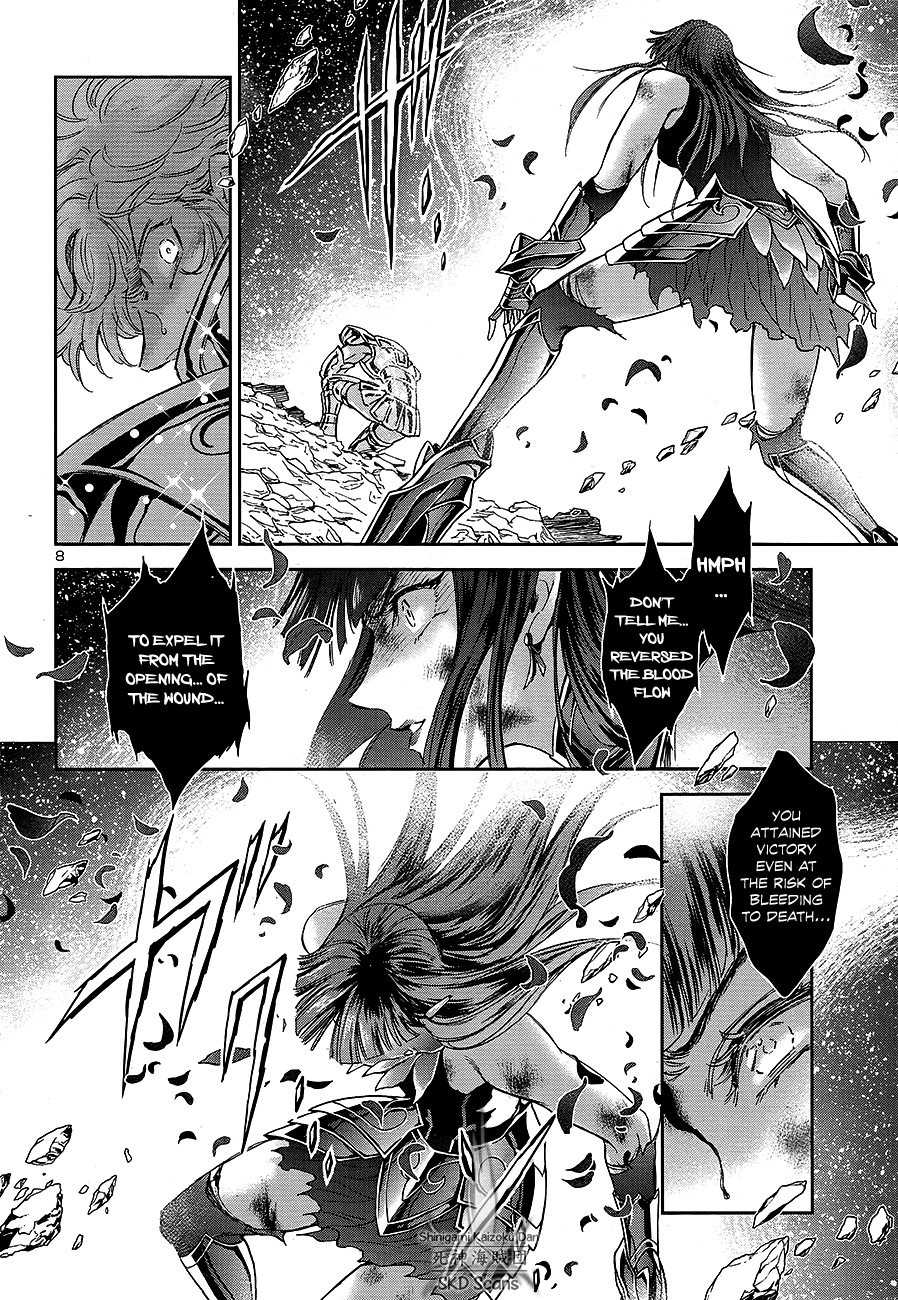 Saint Seiya - Saintia Shou Chapter 69 page 8 - Chapter 69: An Unyielding Heart