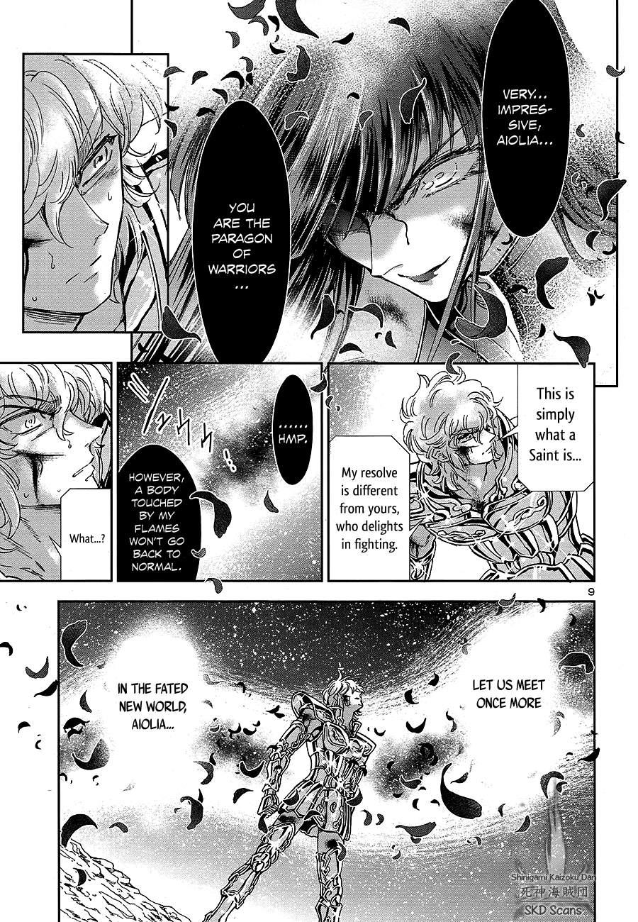 Saint Seiya - Saintia Shou Chapter 69 page 9 - Chapter 69: An Unyielding Heart