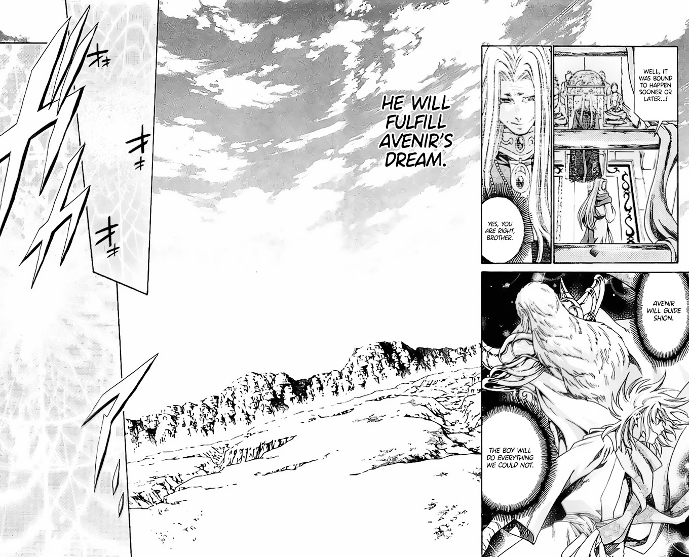 Saint Seiya - The Lost Canvas - Meiou Shinwa Gaiden Chapter 13.76 page 15 - Vol.13 Chapter 76: A timeless messenger