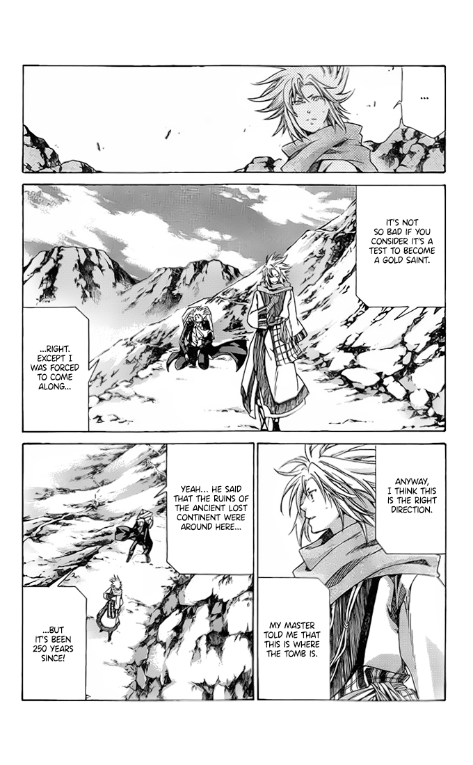 Saint Seiya - The Lost Canvas - Meiou Shinwa Gaiden Chapter 13.76 page 3 - Vol.13 Chapter 76: A timeless messenger