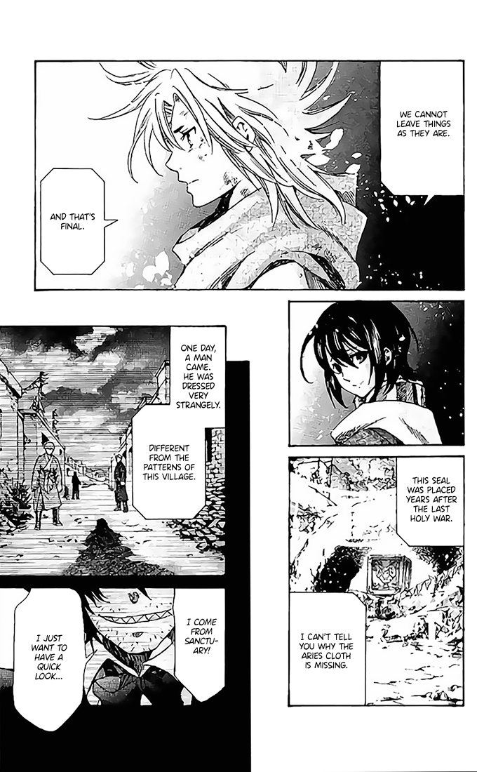 Saint Seiya - The Lost Canvas - Meiou Shinwa Gaiden Chapter 13.76 page 42 - Vol.13 Chapter 76: A timeless messenger