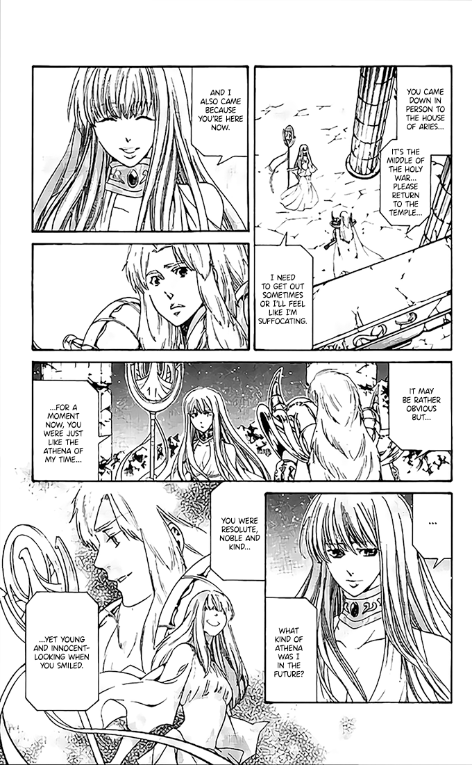 Saint Seiya - The Lost Canvas - Meiou Shinwa Gaiden Chapter 13.78-9 page 2 - Vol.13 Chapter 78.9: Past → future