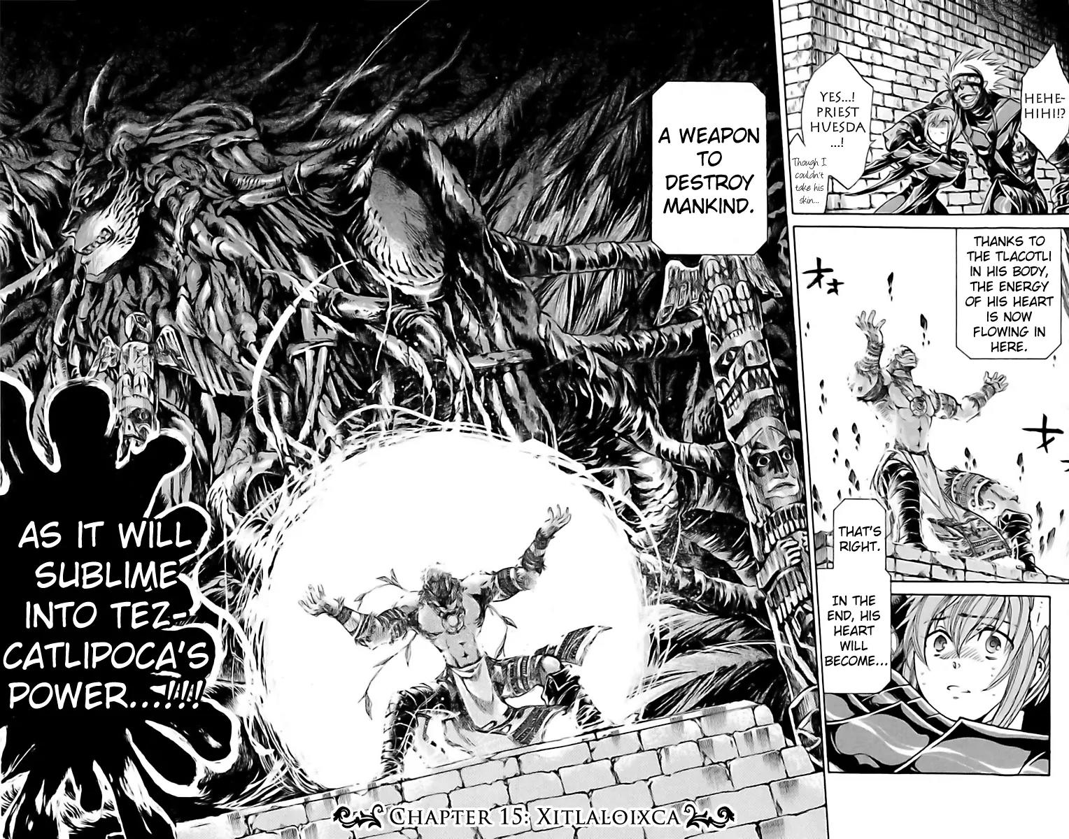 Saint Seiya - The Lost Canvas - Meiou Shinwa Gaiden Chapter 2.15 page 2 - Vol.2 Chapter 15: Xitlaloixca