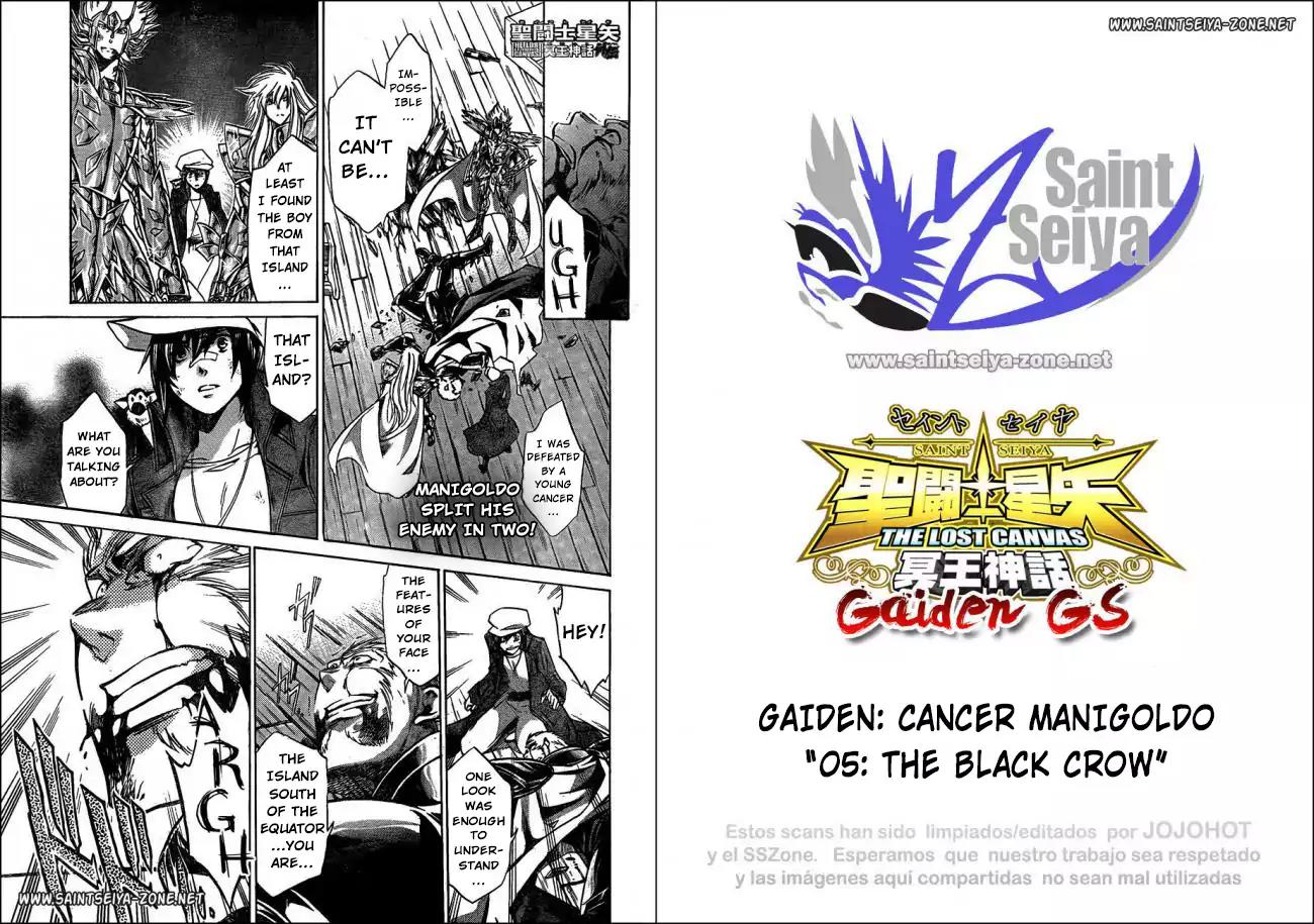 Saint Seiya - The Lost Canvas - Meiou Shinwa Gaiden Chapter 4.32 page 1 - Vol.4 Chapter 32: Black Crow