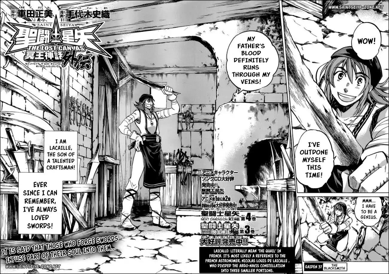 Saint Seiya - The Lost Canvas - Meiou Shinwa Gaiden Chapter 5.37 page 3 - Vol.5 Chapter 37: Swordsmith