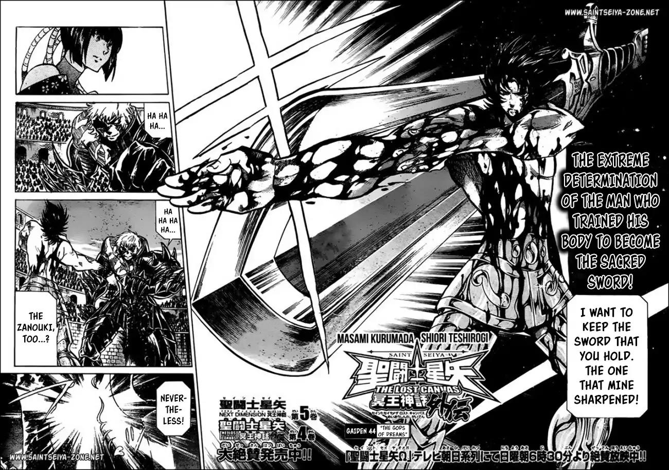 Saint Seiya - The Lost Canvas - Meiou Shinwa Gaiden Chapter 5.44 page 2 - Vol.5 Chapter 44: The Gods of Dreams