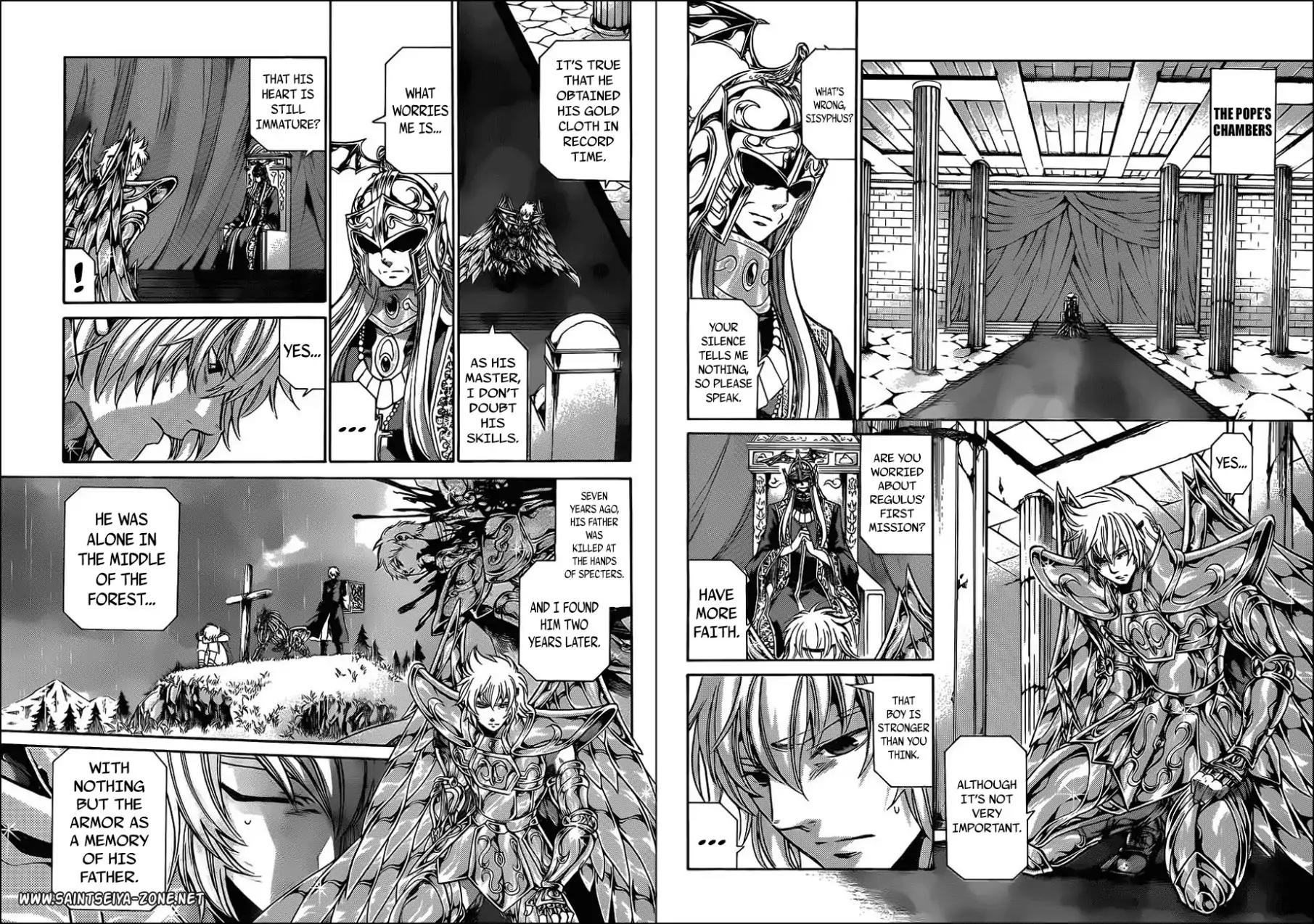 Saint Seiya - The Lost Canvas - Meiou Shinwa Gaiden Chapter 7.2 page 12 - Vol.7 Chapter 2: Sorcerer of Darkness and Envoy of Light