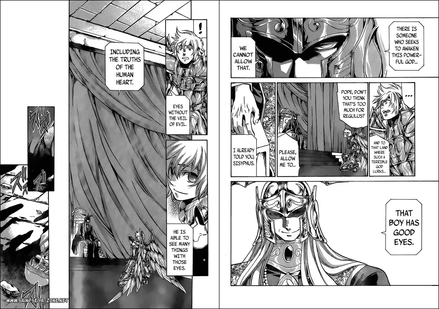 Saint Seiya - The Lost Canvas - Meiou Shinwa Gaiden Chapter 7.2 page 14 - Vol.7 Chapter 2: Sorcerer of Darkness and Envoy of Light