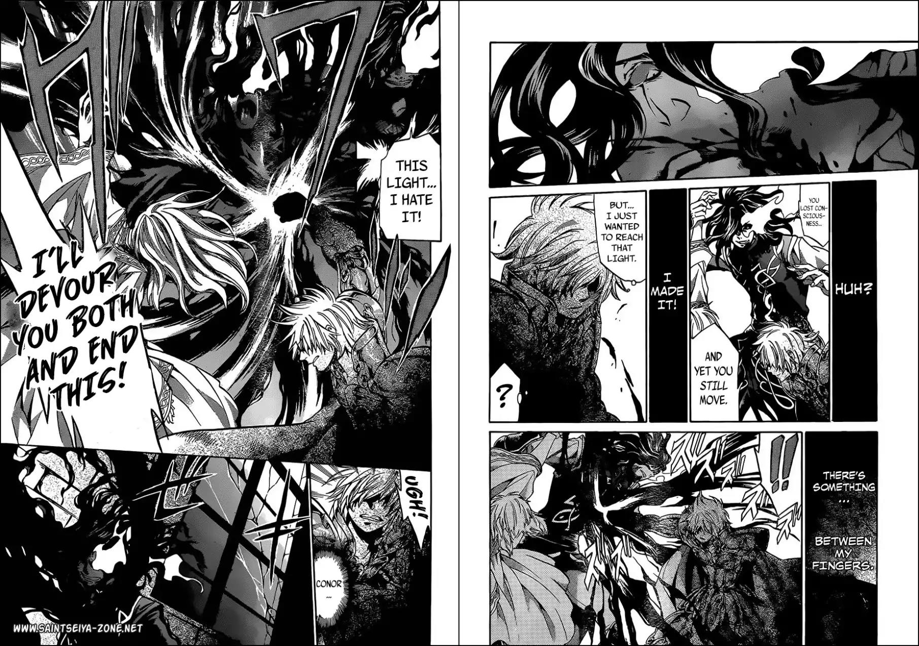 Saint Seiya - The Lost Canvas - Meiou Shinwa Gaiden Chapter 7.2 page 18 - Vol.7 Chapter 2: Sorcerer of Darkness and Envoy of Light