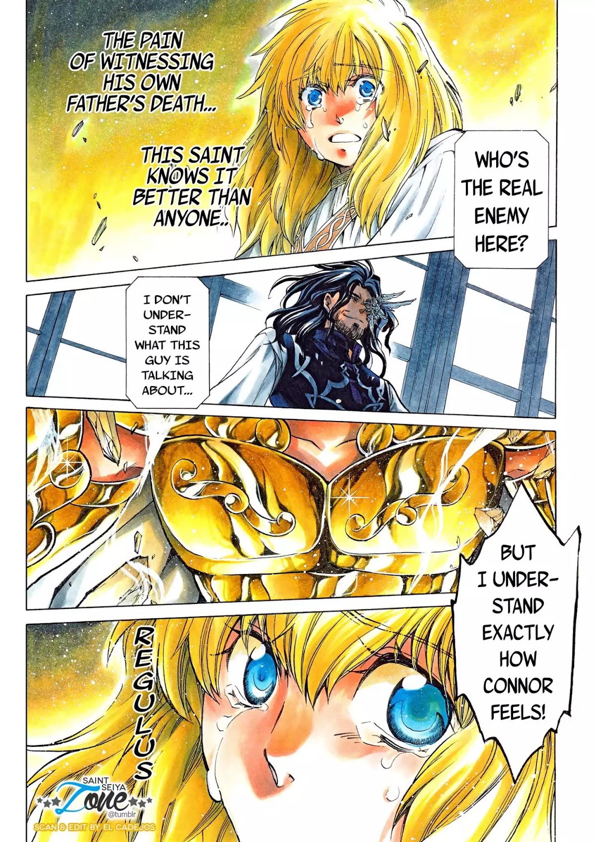 Saint Seiya - The Lost Canvas - Meiou Shinwa Gaiden Chapter 7.2 page 2 - Vol.7 Chapter 2: Sorcerer of Darkness and Envoy of Light