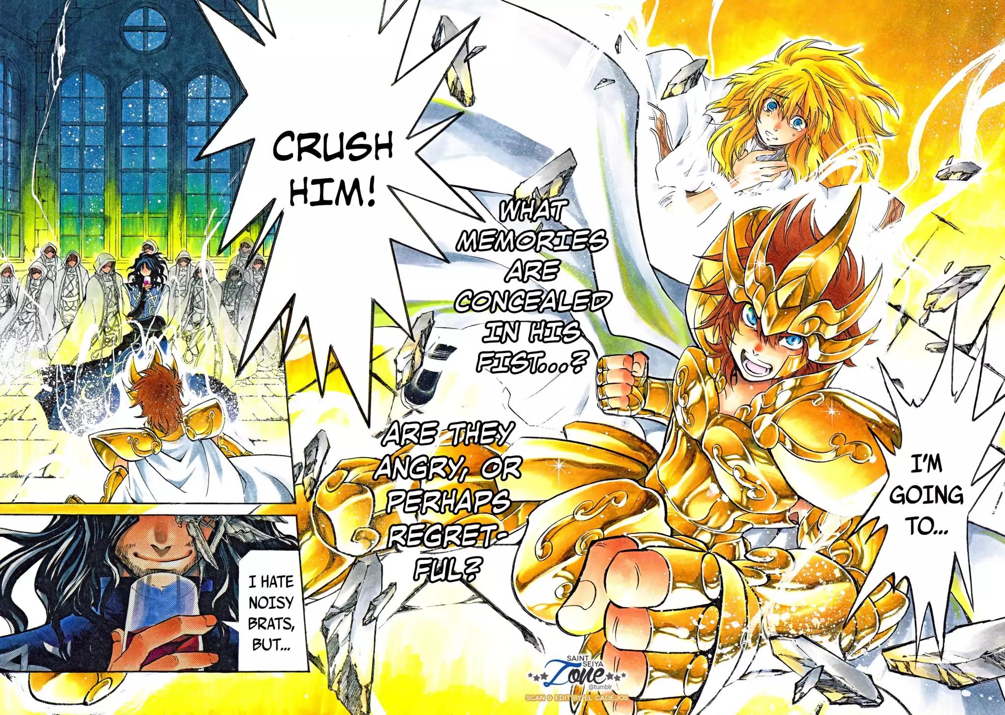 Saint Seiya - The Lost Canvas - Meiou Shinwa Gaiden Chapter 7.2 page 3 - Vol.7 Chapter 2: Sorcerer of Darkness and Envoy of Light