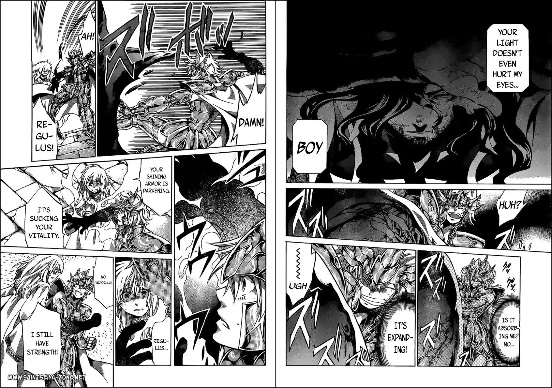Saint Seiya - The Lost Canvas - Meiou Shinwa Gaiden Chapter 7.2 page 8 - Vol.7 Chapter 2: Sorcerer of Darkness and Envoy of Light
