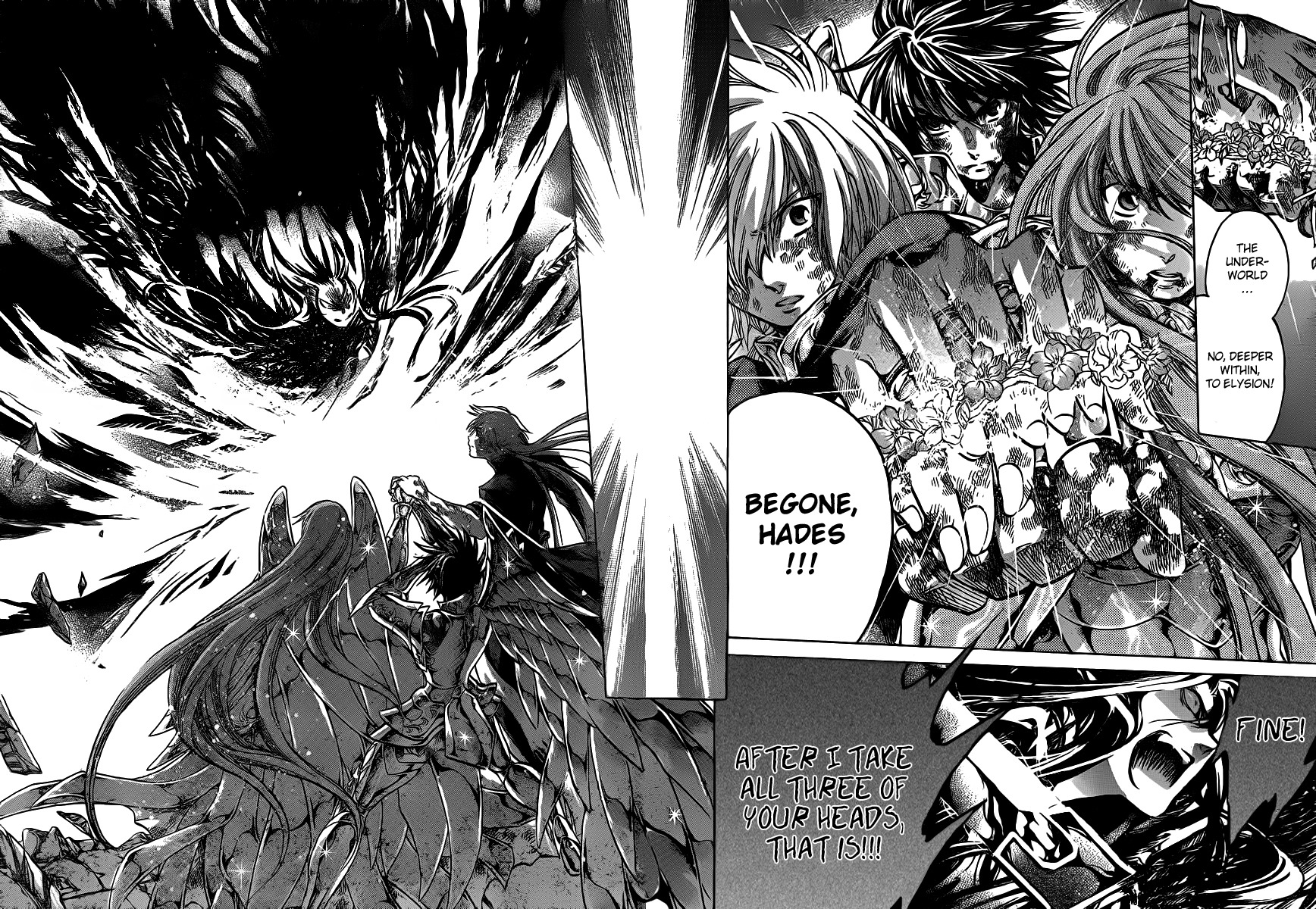 Saint Seiya - The Lost Canvas Chapter 222 page 11 - Chapter 222: Three Together