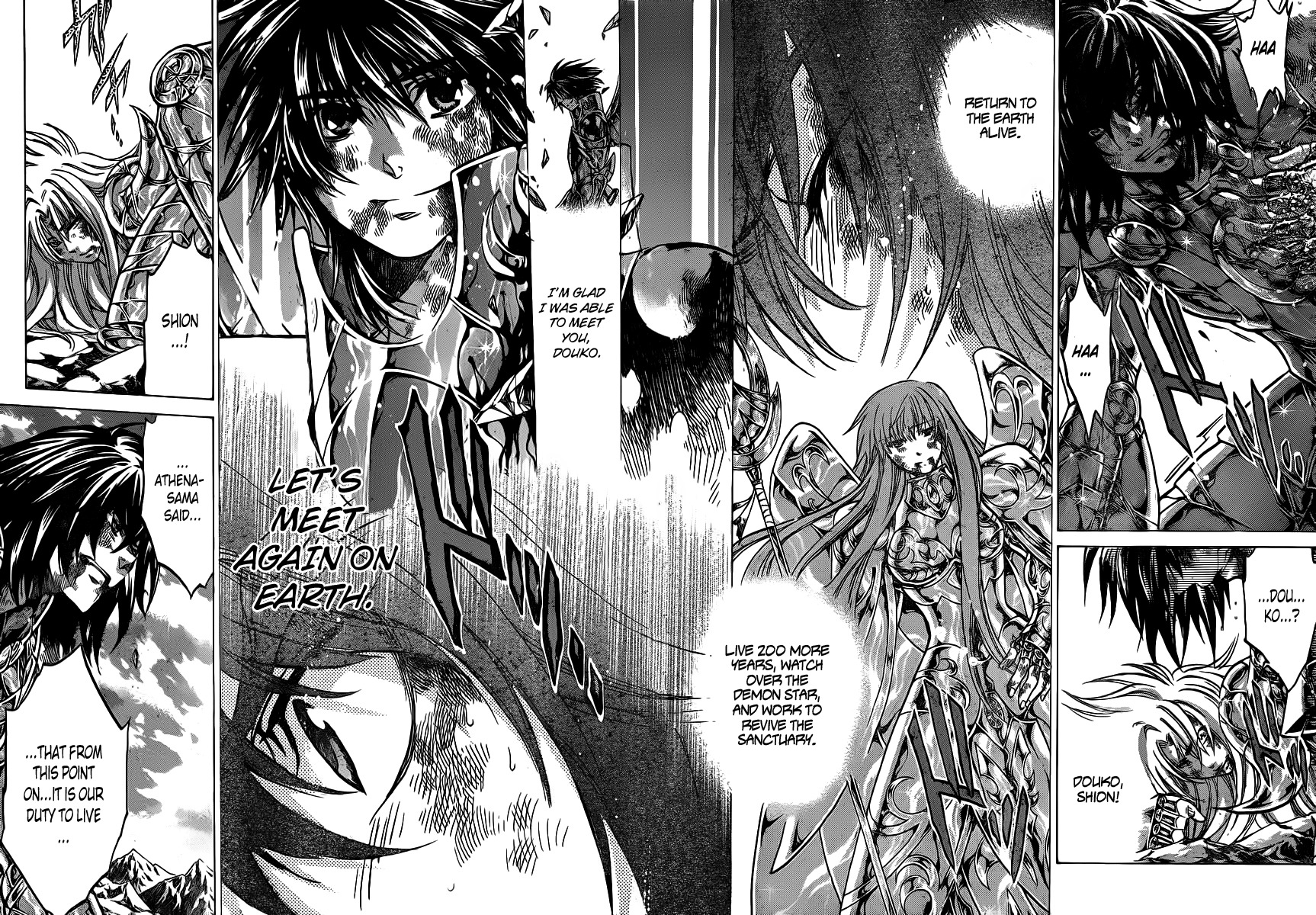 Saint Seiya - The Lost Canvas Chapter 222 page 2 - Chapter 222: Three Together