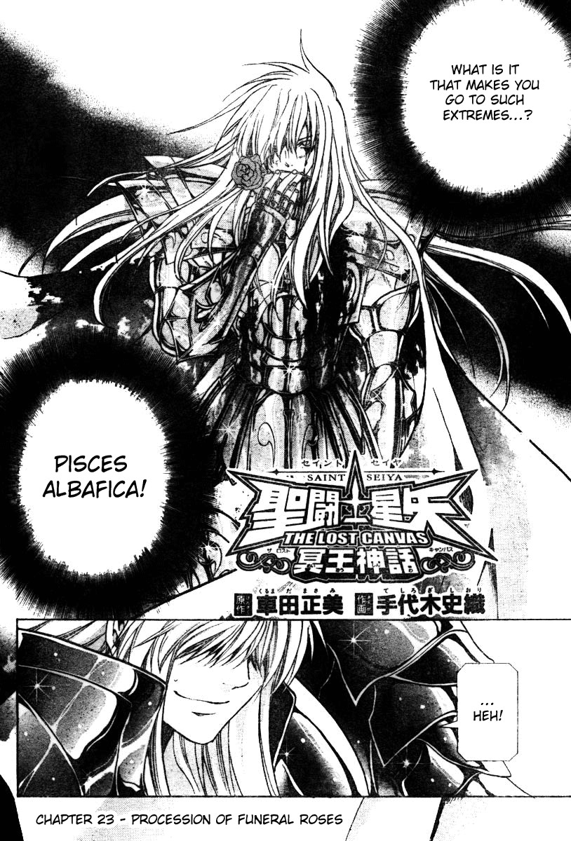Saint Seiya - The Lost Canvas Chapter 23 page 2 - Chapter 23: Procession of Funeral Roses