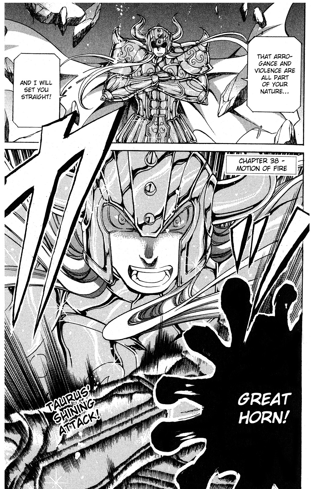 Saint Seiya - The Lost Canvas Chapter 38 page 1 - Chapter 38: Motion of Fire