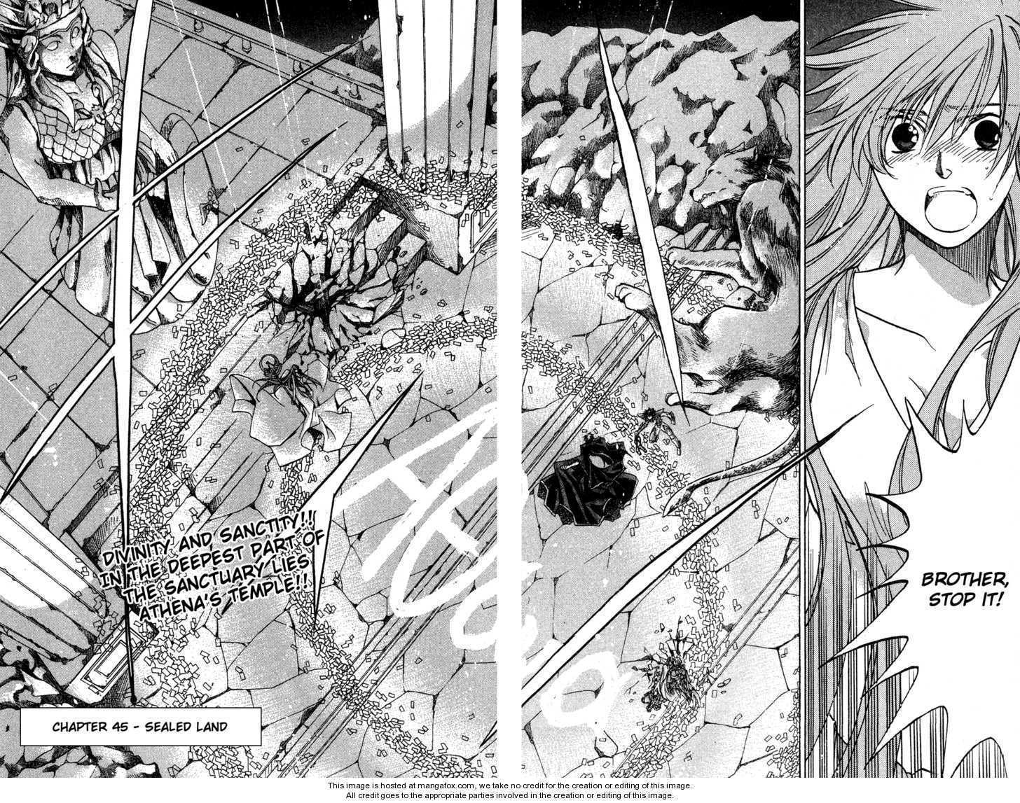 Saint Seiya - The Lost Canvas Chapter 45 page 2 - Chapter 45: Sealed Land