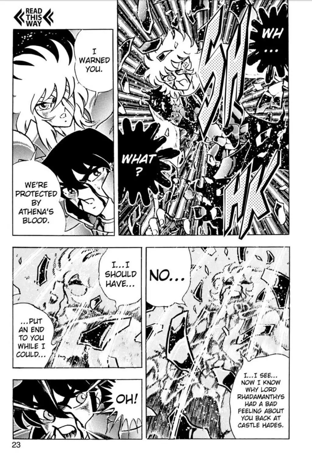 Saint Seiya Chapter 103 page 20 - Chapter 103: Death Match! Three Against One!!