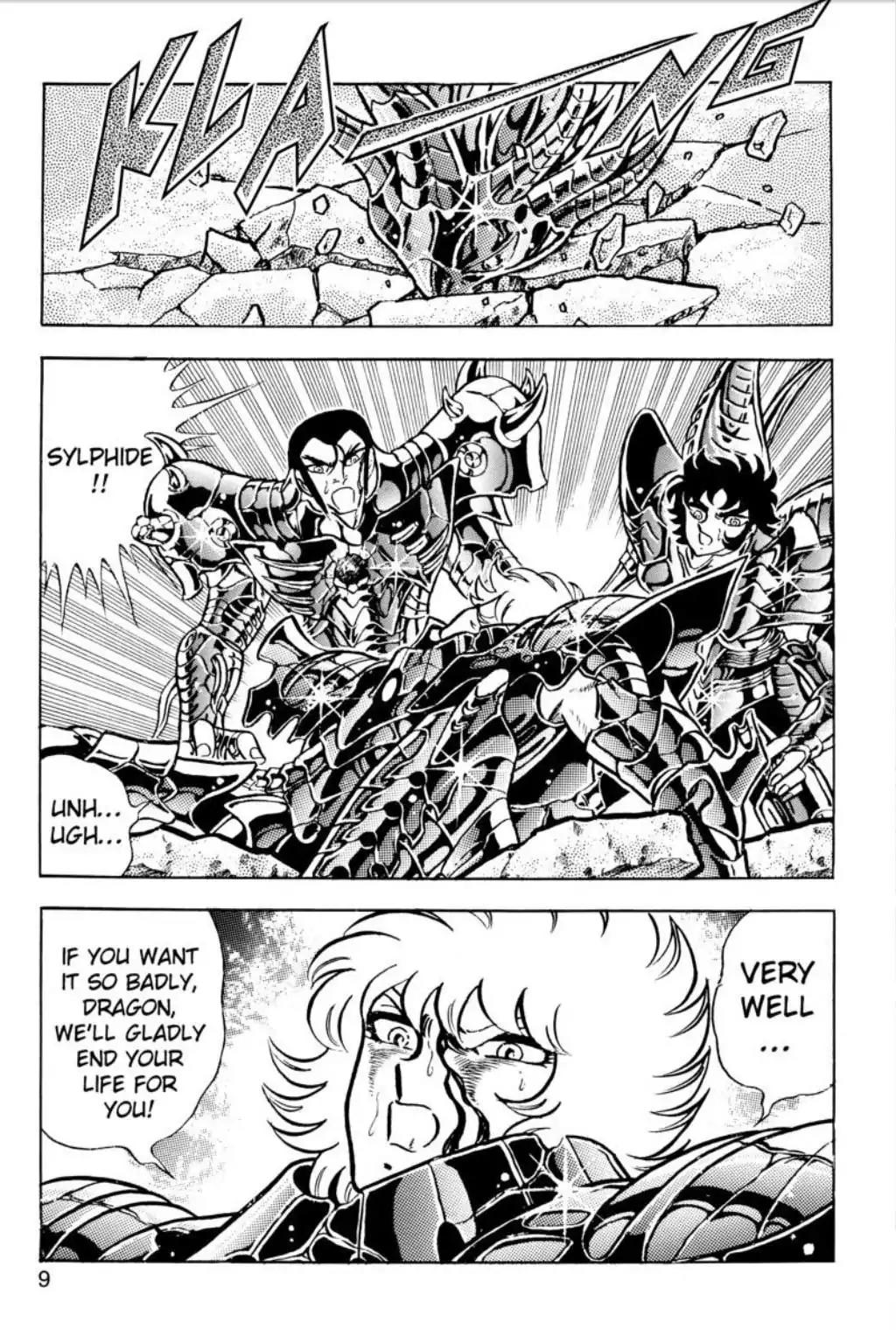 Saint Seiya Chapter 103 page 9 - Chapter 103: Death Match! Three Against One!!