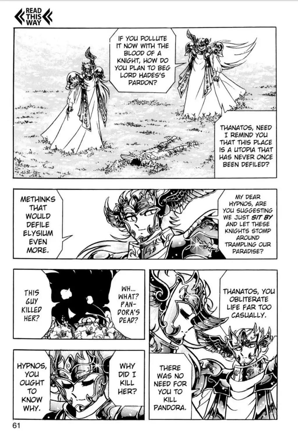 Saint Seiya Chapter 105 page 13 - Chapter 105: Thanatos And Hypnos!