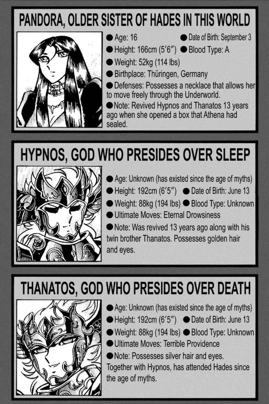 Saint Seiya Chapter 113 page 14 - Chapter 113: Special Bonus: Character And Cloth Diagrams