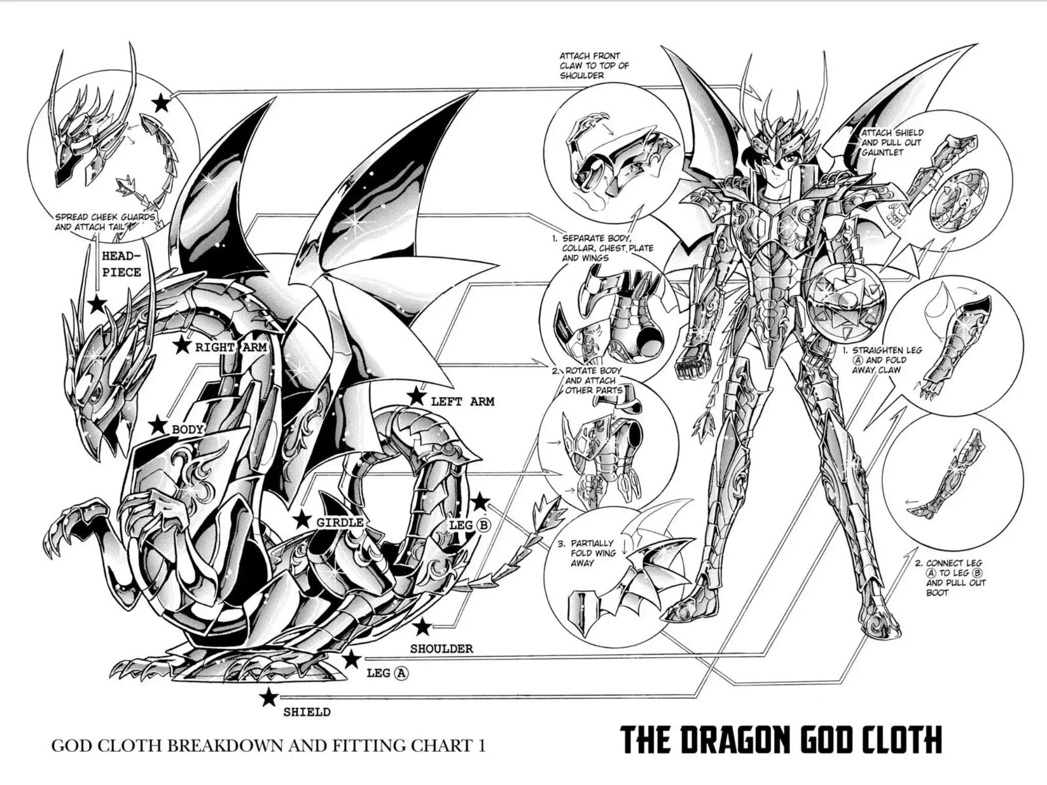 Saint Seiya Chapter 113 page 2 - Chapter 113: Special Bonus: Character And Cloth Diagrams