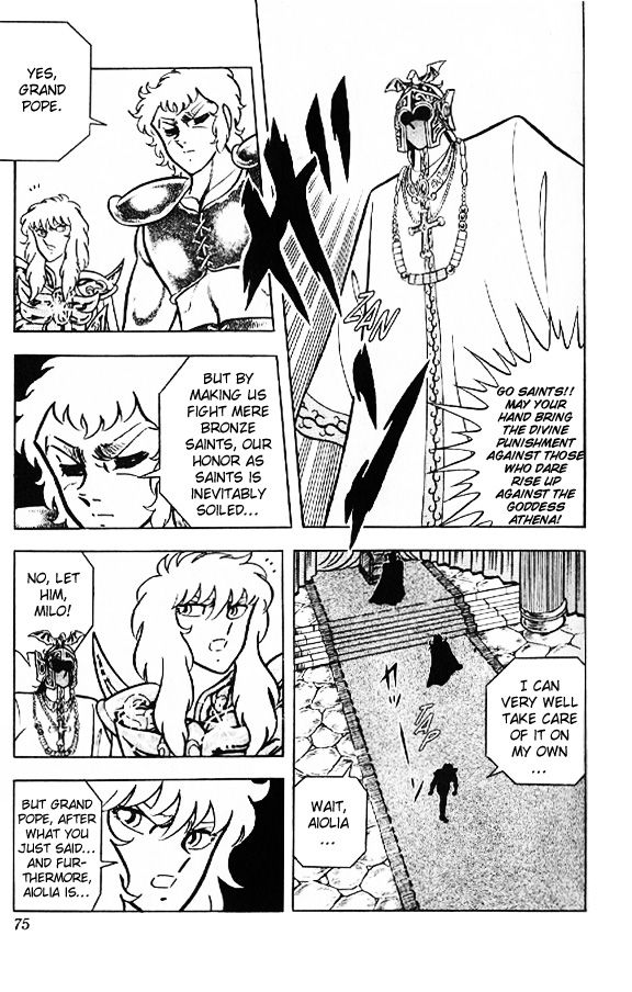 Saint Seiya Chapter 26 page 10 - Chapter 26: Leo Aiolia's Challenge