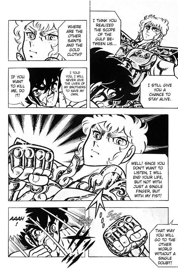 Saint Seiya Chapter 26 page 32 - Chapter 26: Leo Aiolia's Challenge