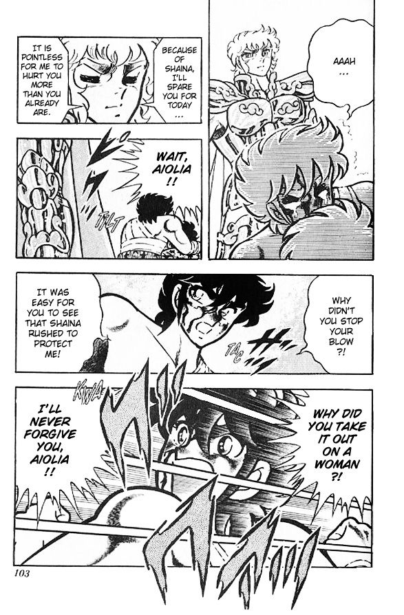 Saint Seiya Chapter 26 page 37 - Chapter 26: Leo Aiolia's Challenge