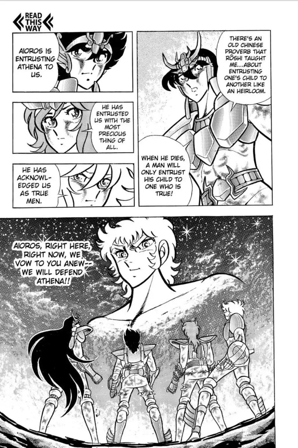 Saint Seiya Chapter 40 page 10 - Chapter 40: Young Men! To You I Entrust Athena