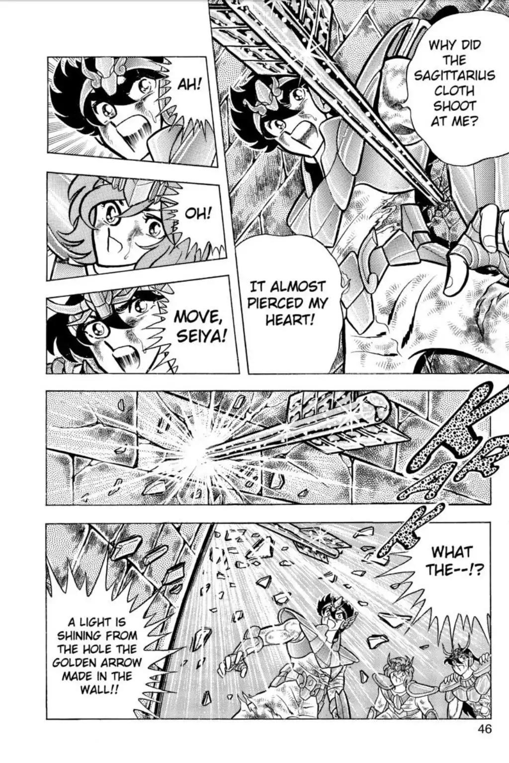 Saint Seiya Chapter 40 page 3 - Chapter 40: Young Men! To You I Entrust Athena