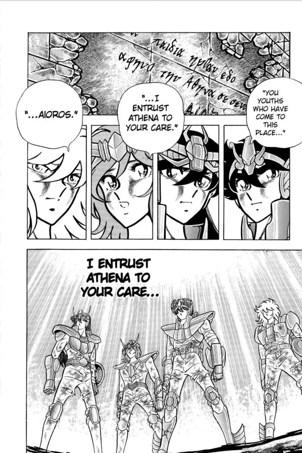 Saint Seiya Chapter 40 page 7 - Chapter 40: Young Men! To You I Entrust Athena