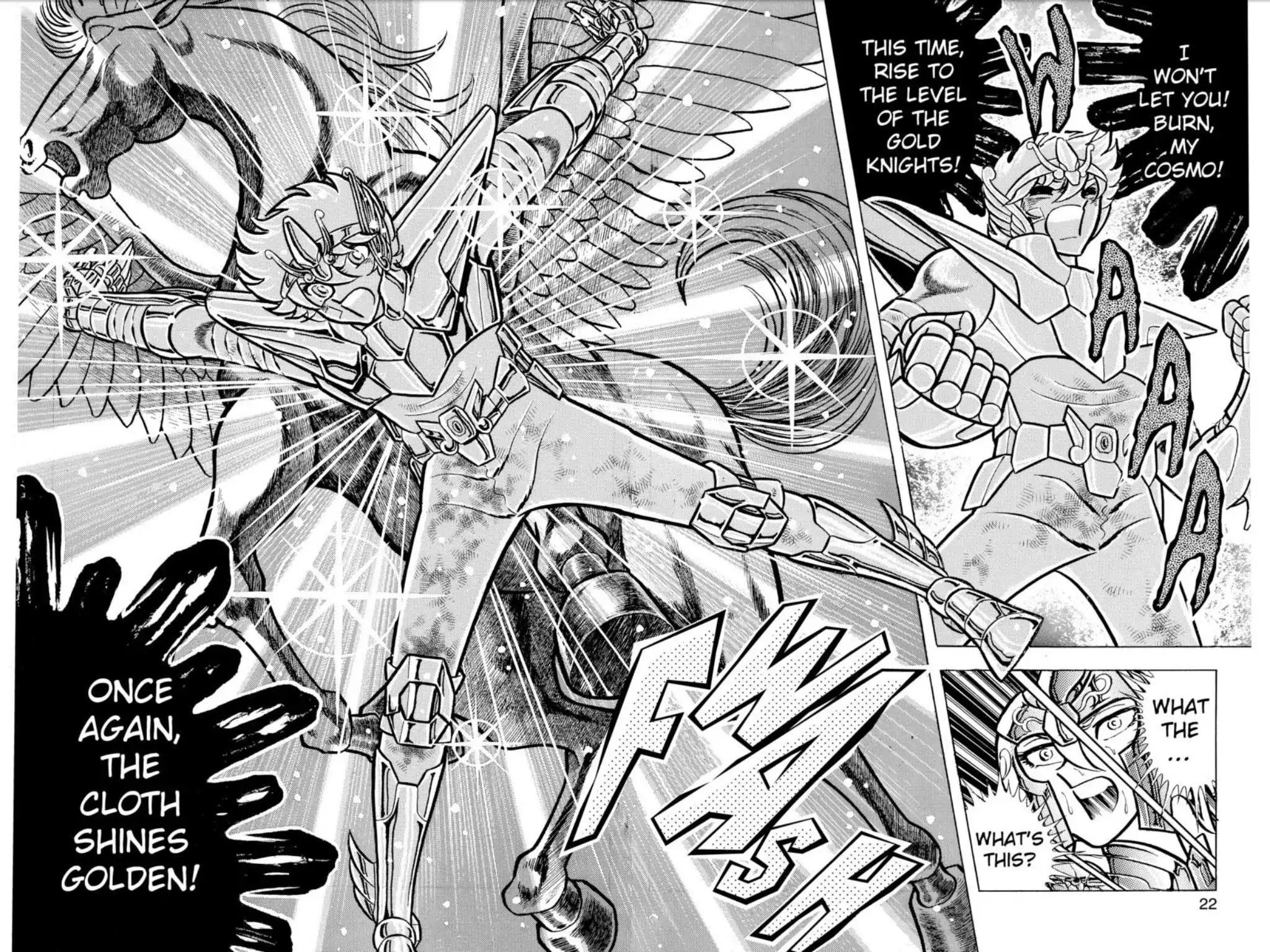 Saint Seiya Chapter 53 page 22 - Chapter 53: The Gold-Hued Bronze Cloth