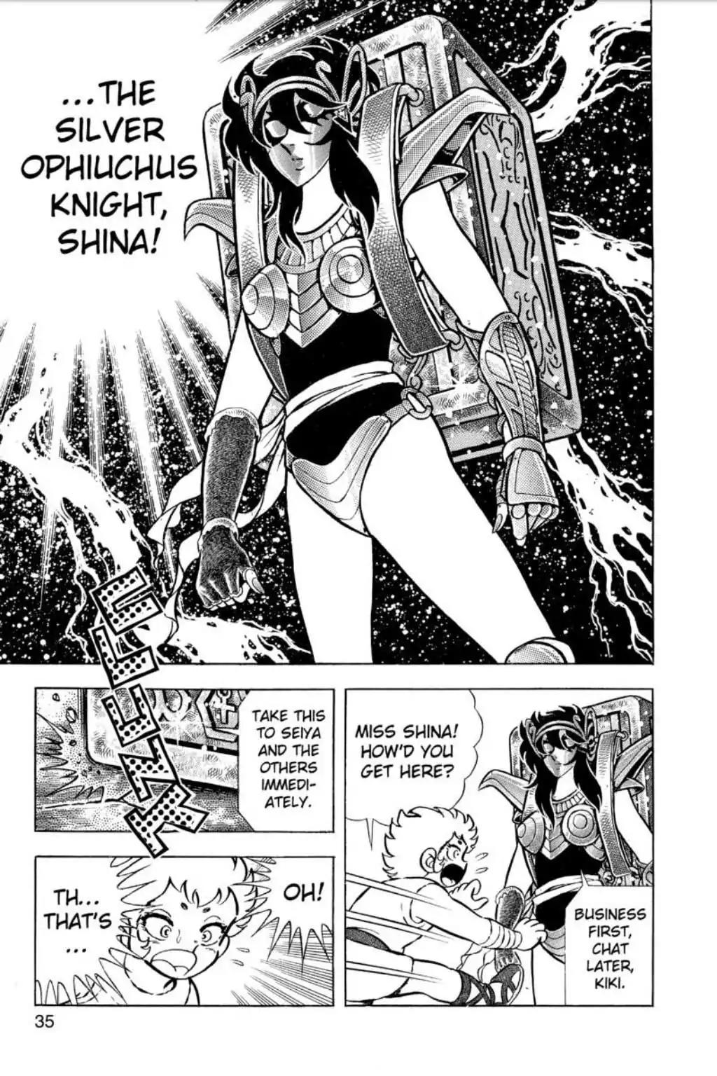 Saint Seiya Chapter 53 page 33 - Chapter 53: The Gold-Hued Bronze Cloth