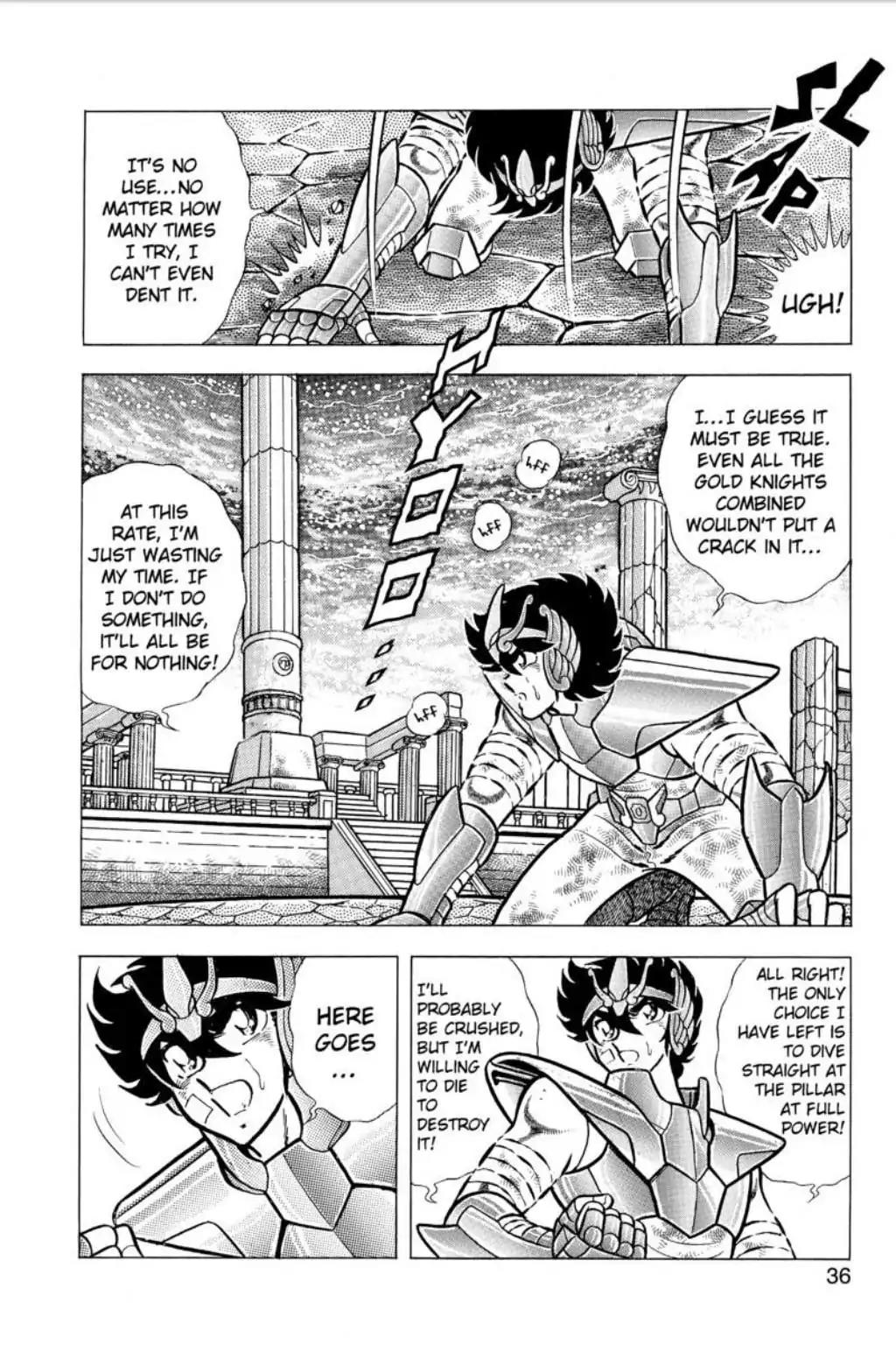 Saint Seiya Chapter 53 page 34 - Chapter 53: The Gold-Hued Bronze Cloth