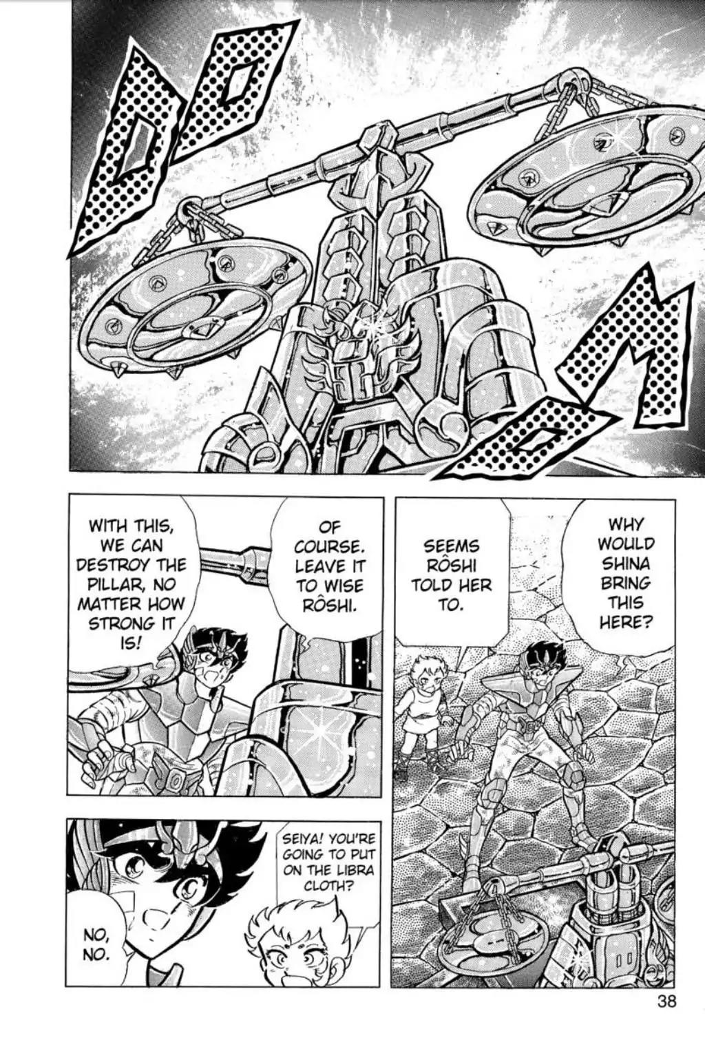 Saint Seiya Chapter 53 page 36 - Chapter 53: The Gold-Hued Bronze Cloth