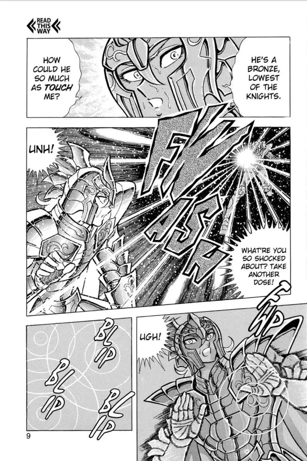 Saint Seiya Chapter 53 page 9 - Chapter 53: The Gold-Hued Bronze Cloth