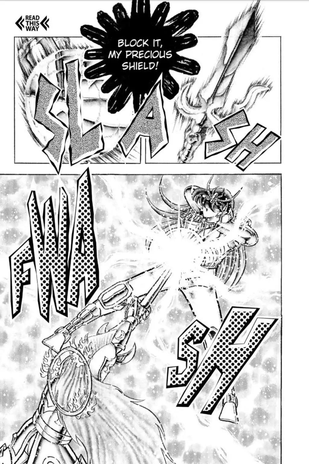 Saint Seiya Chapter 56 page 10 - Chapter 56: The Golden Lance Vs. Excalibur