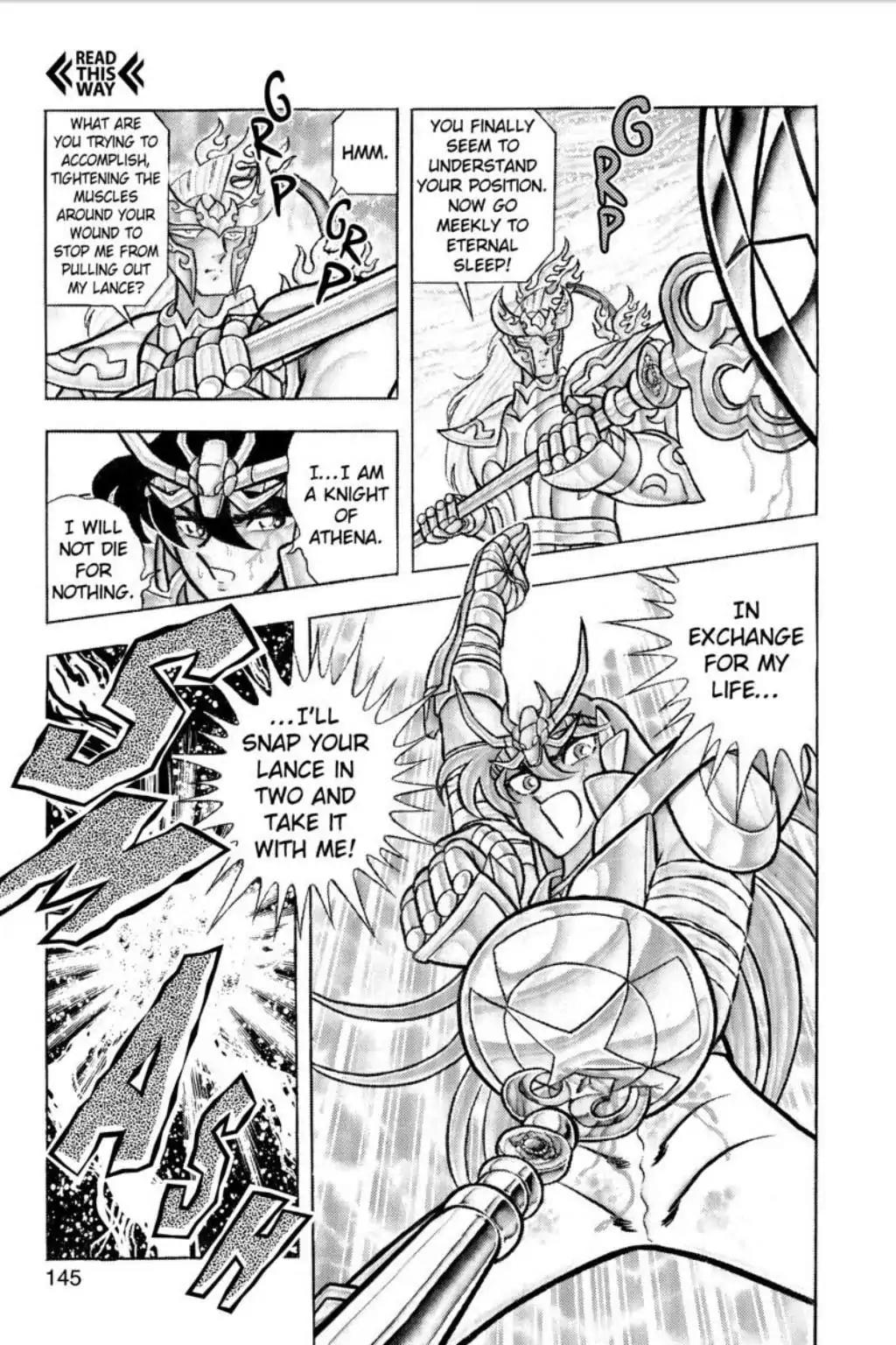 Saint Seiya Chapter 56 page 12 - Chapter 56: The Golden Lance Vs. Excalibur