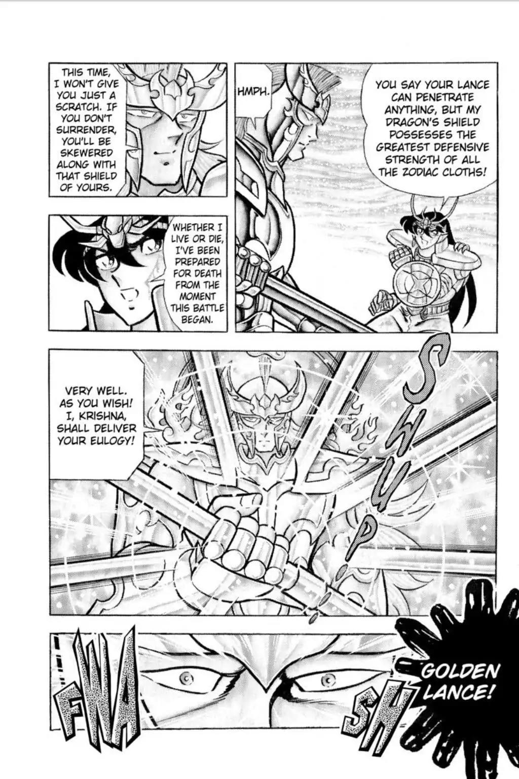 Saint Seiya Chapter 56 page 9 - Chapter 56: The Golden Lance Vs. Excalibur