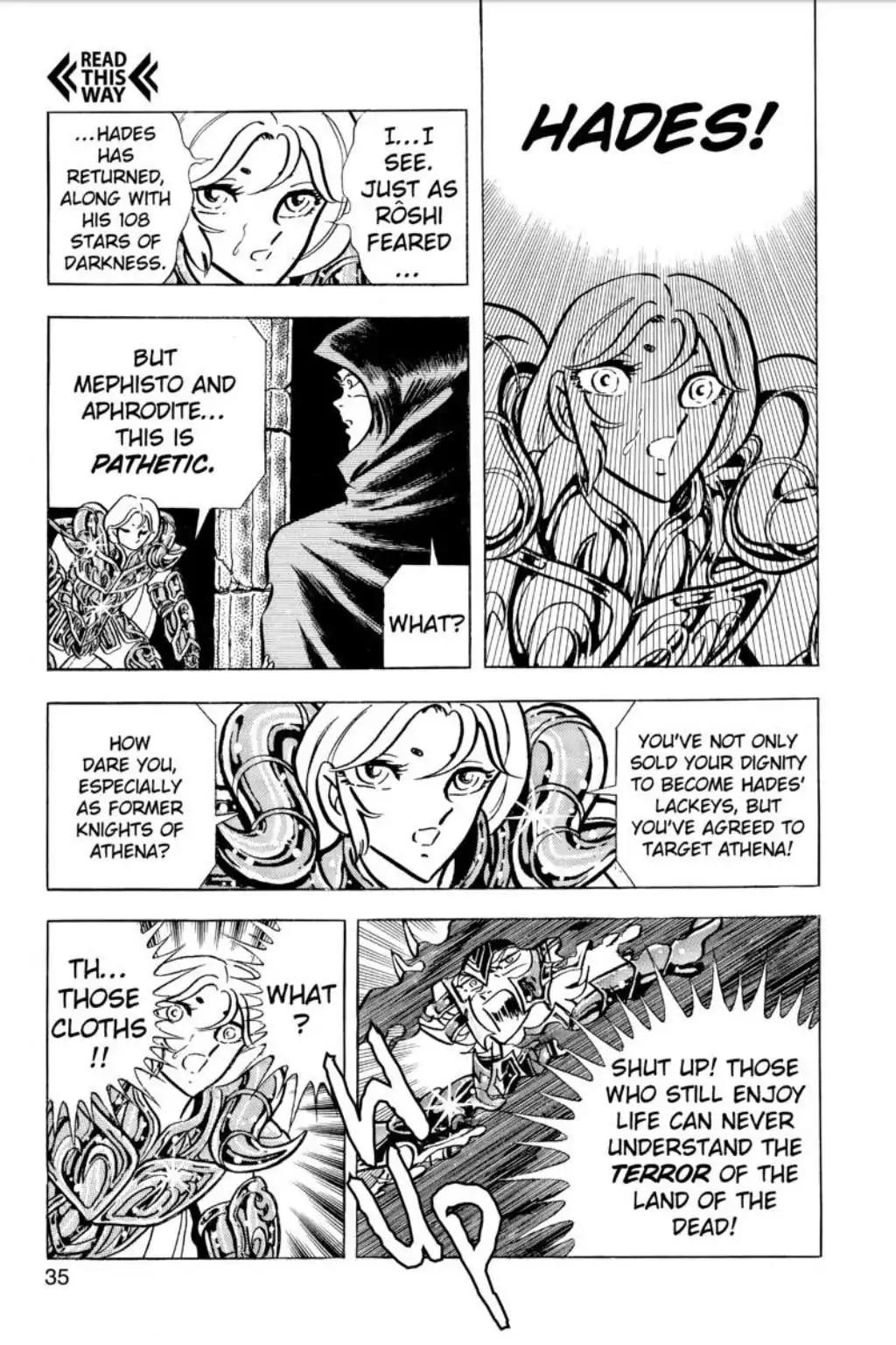 Saint Seiya Chapter 70 page 35 - Chapter 70: Reborn! 108 Stars Of Darkness