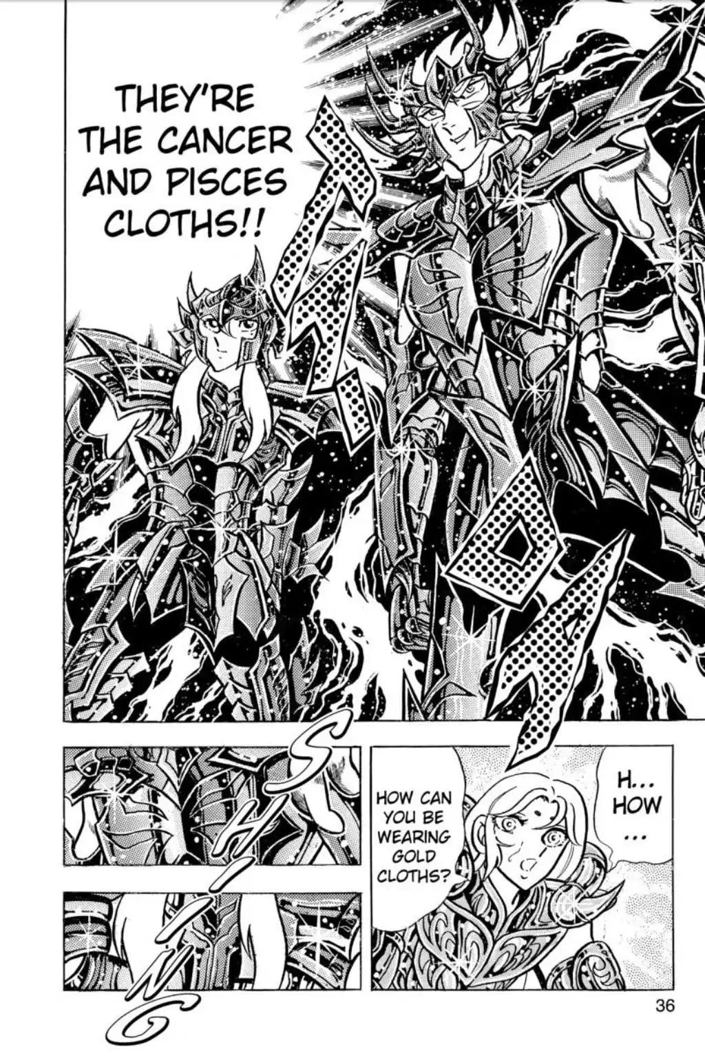 Saint Seiya Chapter 70 page 36 - Chapter 70: Reborn! 108 Stars Of Darkness