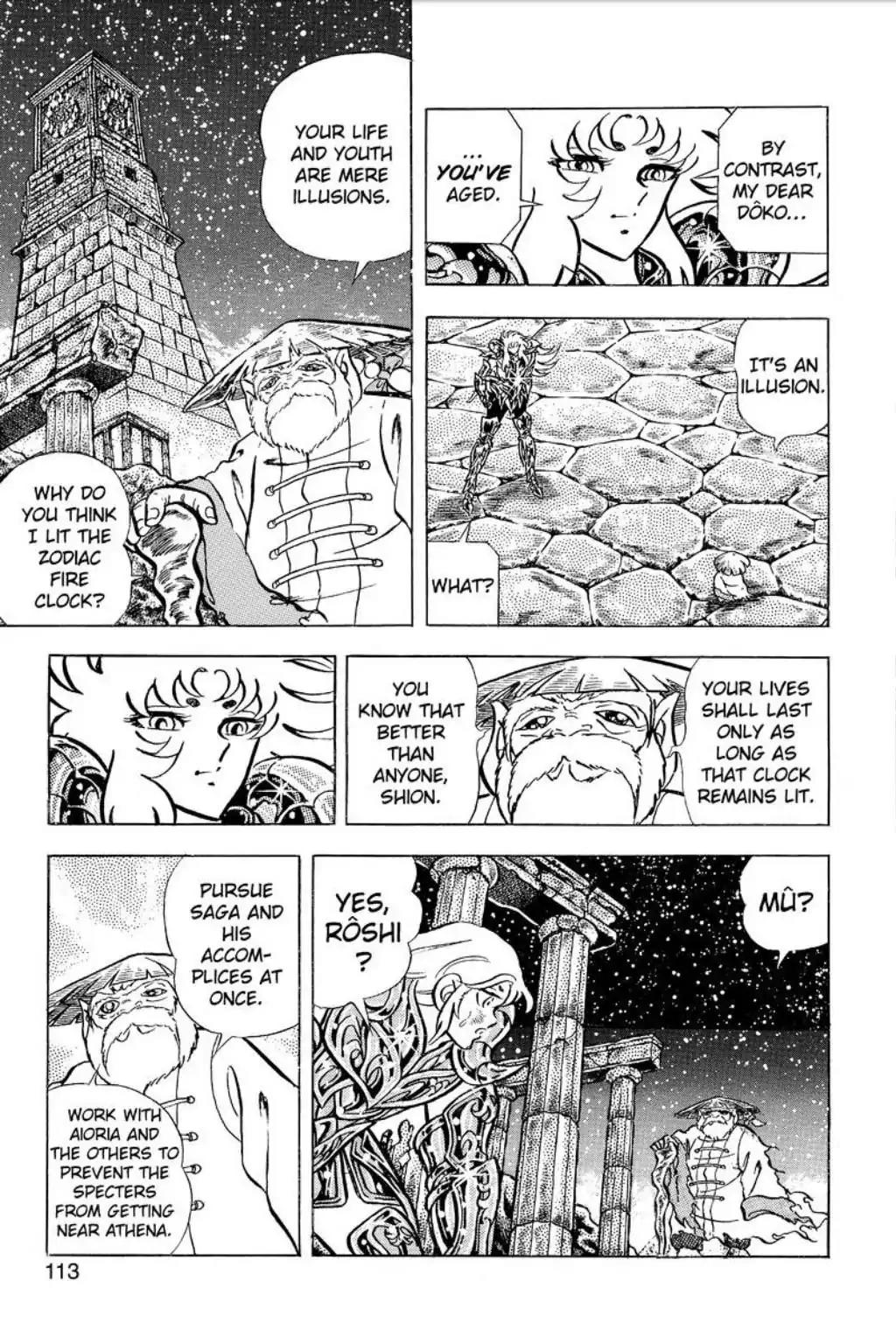 Saint Seiya Chapter 72 page 4 - Chapter 72: Zodiac Fire Clock! Ablaze One More