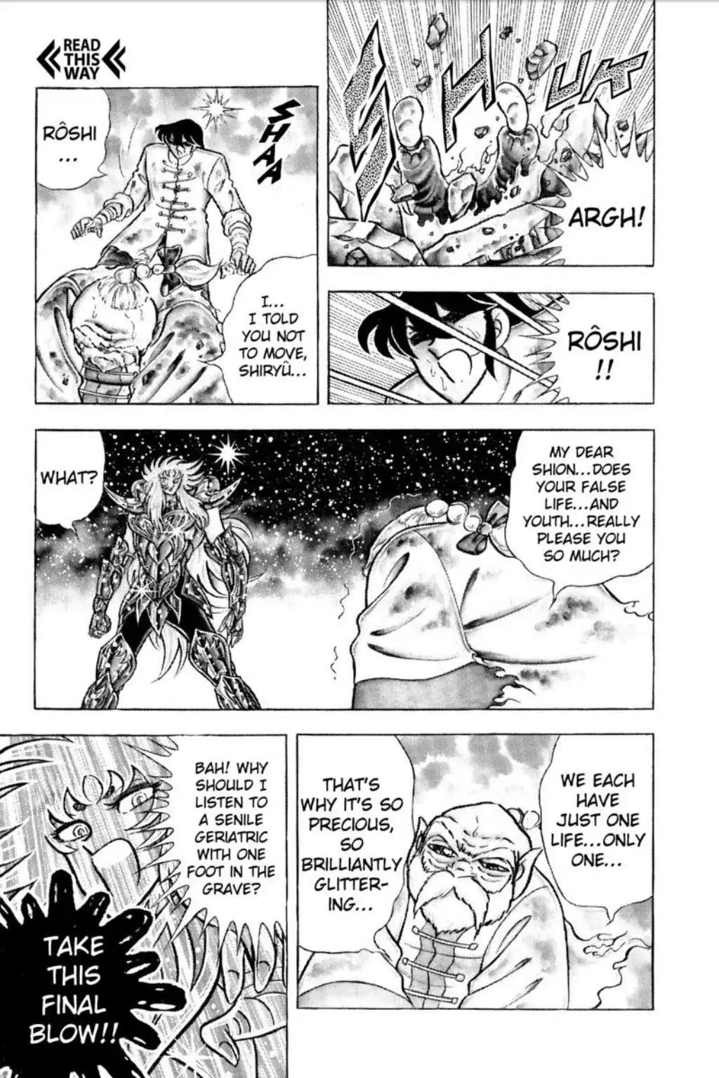 Saint Seiya Chapter 75 page 14 - Chapter 75: Dohko! Resurrection!