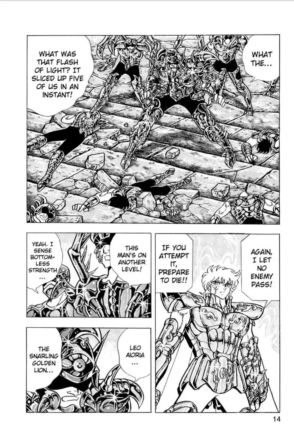 Saint Seiya Chapter 77 page 13 - Chapter 77: The Snarling Golden Lion
