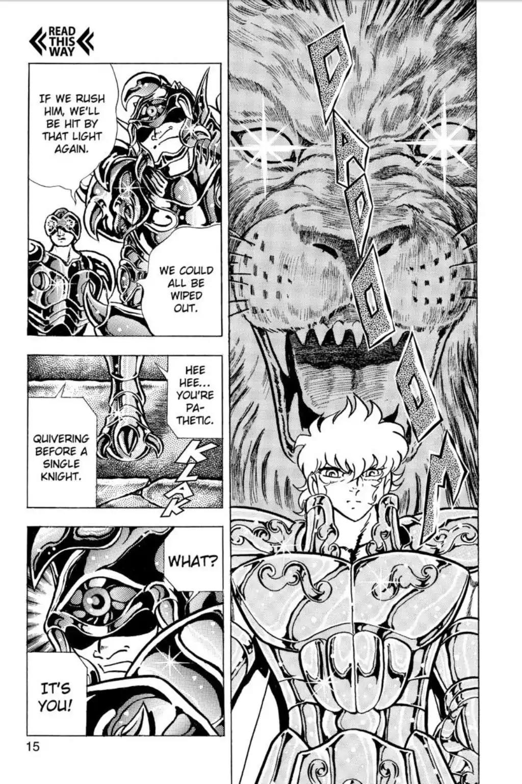 Saint Seiya Chapter 77 page 14 - Chapter 77: The Snarling Golden Lion